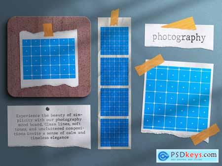 Photography Moodboard Mockup Set