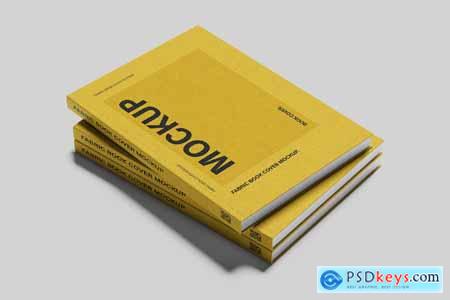 A4 Fabric Book Cover Mockup