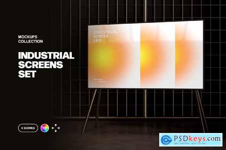 Industrial Screen Mockups Collection