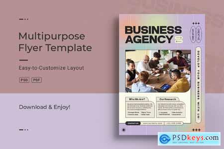 Corporate Business Agency A4 Flyer Design Template