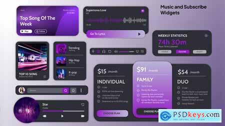 Music UI Kit 59599014