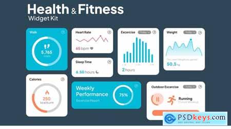 Health & Fitness UI Kit 59598360