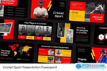 Cricket Sports Powerpoint