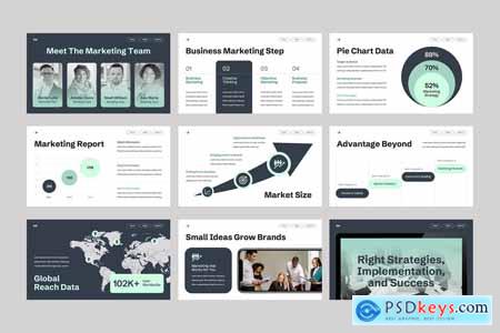 Modern Marketing Plan Powerpoint