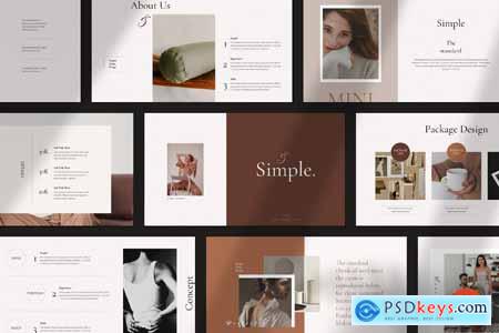 Simple Minimalist Presentation Template