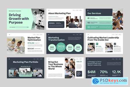 Modern Marketing Plan Powerpoint