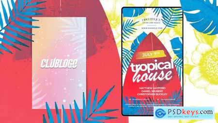 Animated Tropical Club Flyer Template 59547501