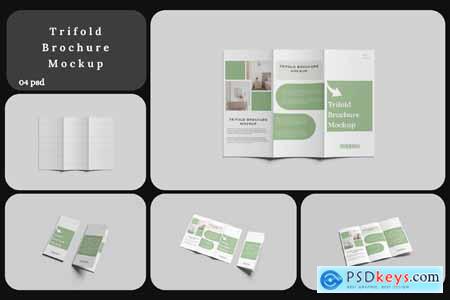 Trifold Brochure Mockup
