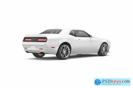 Muscle Car Mockup