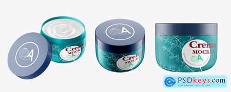 Beauty Cream Jar Mockup