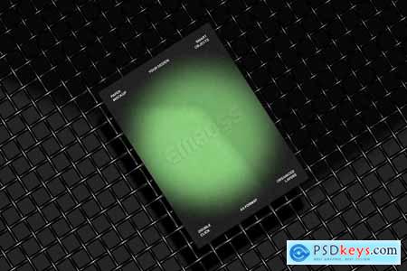 A5 Rough Paper Card Mockup