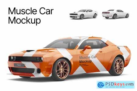 Muscle Car Mockup