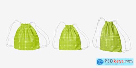 Gym Drawstring Bag Mockup