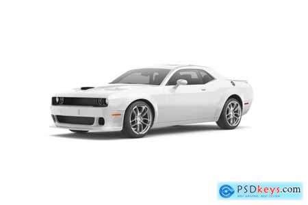 Muscle Car Mockup