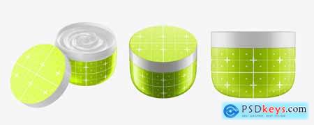 Beauty Cream Jar Mockup