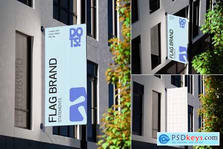 Flag Banner Mockup