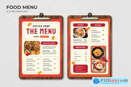 Modern Food Menu 4NYPJH6