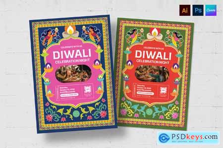 Diwali Flyer Template