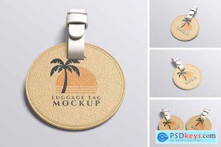 Luggage Tag Mockup