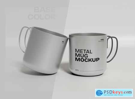 Metal Mug Mockup