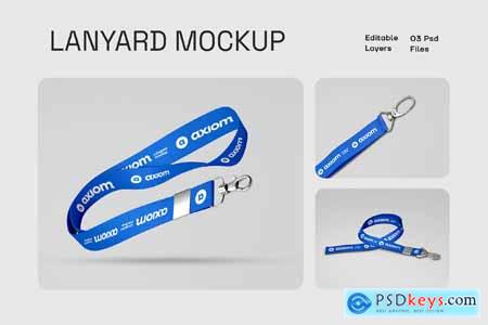 Lanyard Id Card Holder Mockup Set Lanyard Id Card Holder Mockup Set