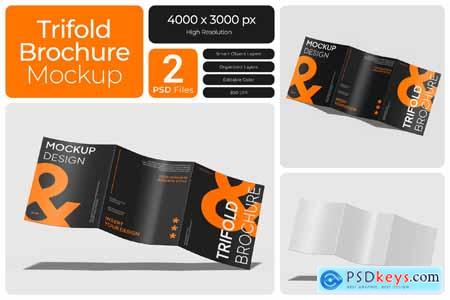 Trifold Brochure Mockup