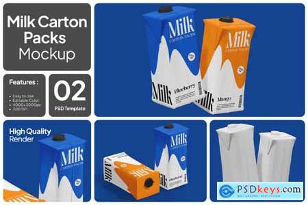 Milk Carton Mockup
