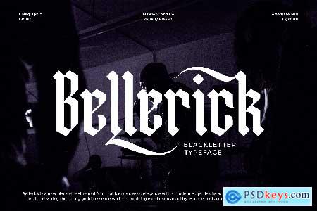 Blackletter Bellerick Font