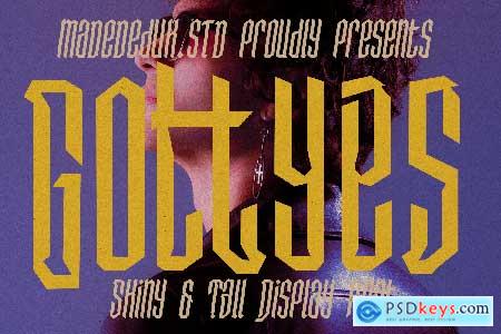 Gottyes Display Font