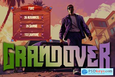 Grandover  Bold Urban Display Font