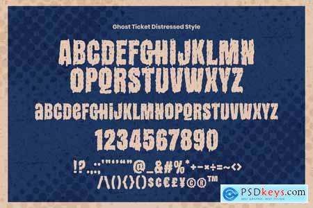 Ghost Ticket - Cartoon Horror Font