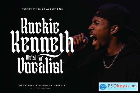 Blackletter Bellerick Font