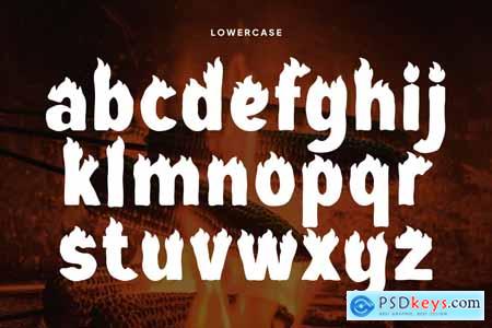 Firefolk - Fire Bold Display Font