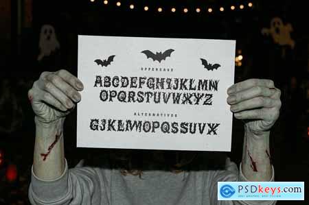 Psycho Slime Halloween Font
