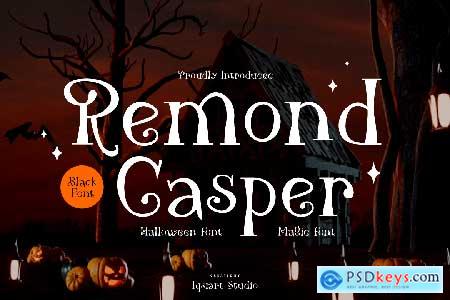 Remond Casper - Magic Halloween Font
