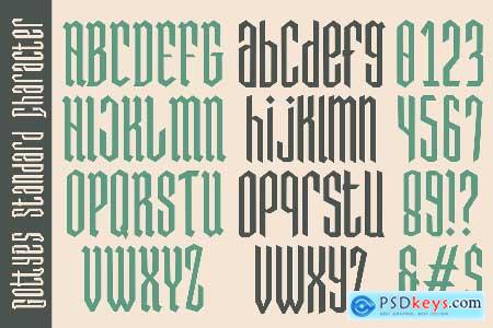 Gottyes Display Font