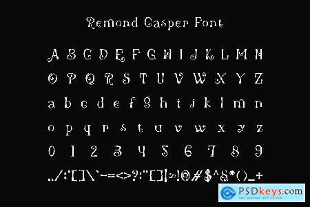 Remond Casper - Magic Halloween Font