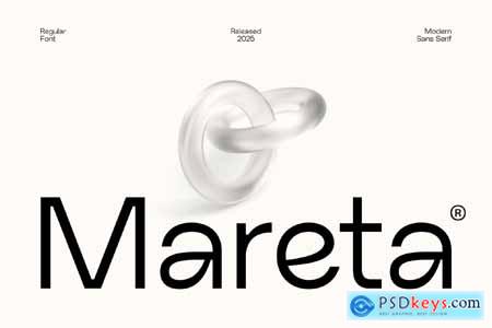 Mareta - Modern Sans Serif Logo Font