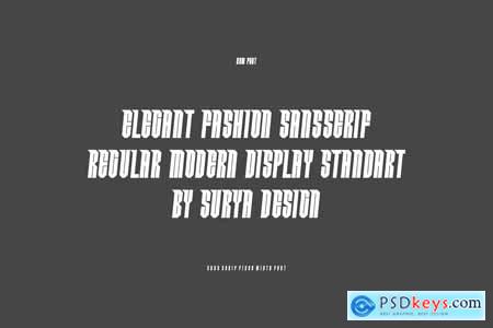 Sport Sans Serif Font Segnovex