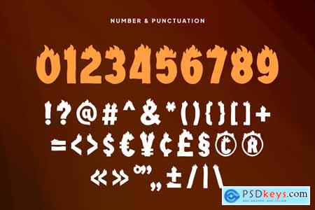 Firefolk - Fire Bold Display Font
