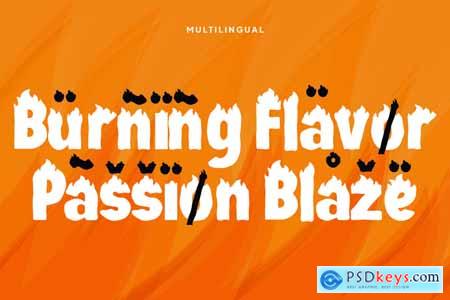 Firefolk - Fire Bold Display Font