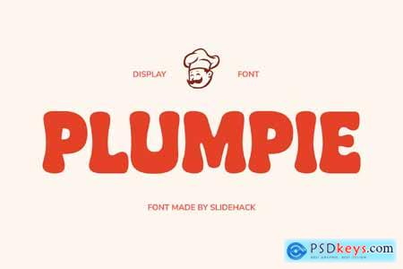 Plumpie - Bold Display Font