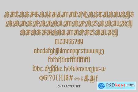 Rettvik - Blackletter Typeface