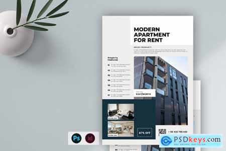 Apartment Flyer Template Design