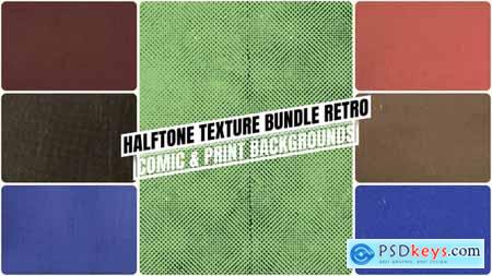 Halftone Texture Bundle Retro  Comic & Print Backgrounds 59721224