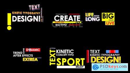 Dynamic Kinetic Typography Text Intro Pack 59684801