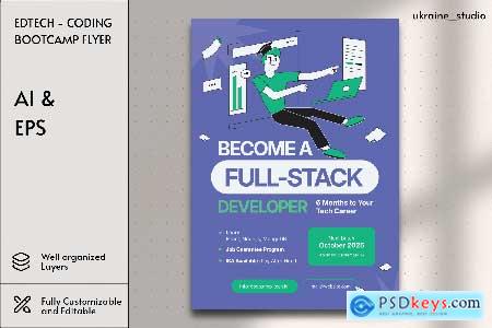 EdTech - Coding Bootcamp Flyer