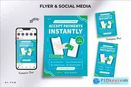 Payment Gateaway - Flyer Set