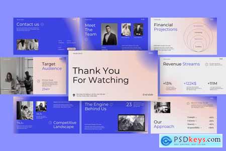 Clean Minimalist Pitch Deck
