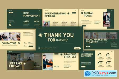 Minimalist Marketing Plan PowerPoint
